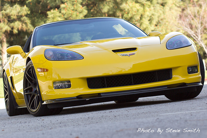 Yellow corvette